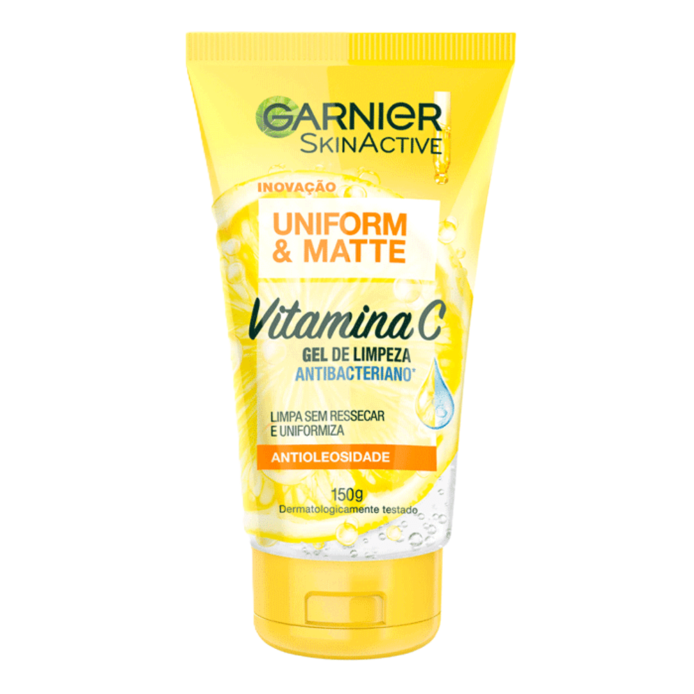 Gel Limp Fac Garnier Uniform E Mate Vitamina C 150 G
