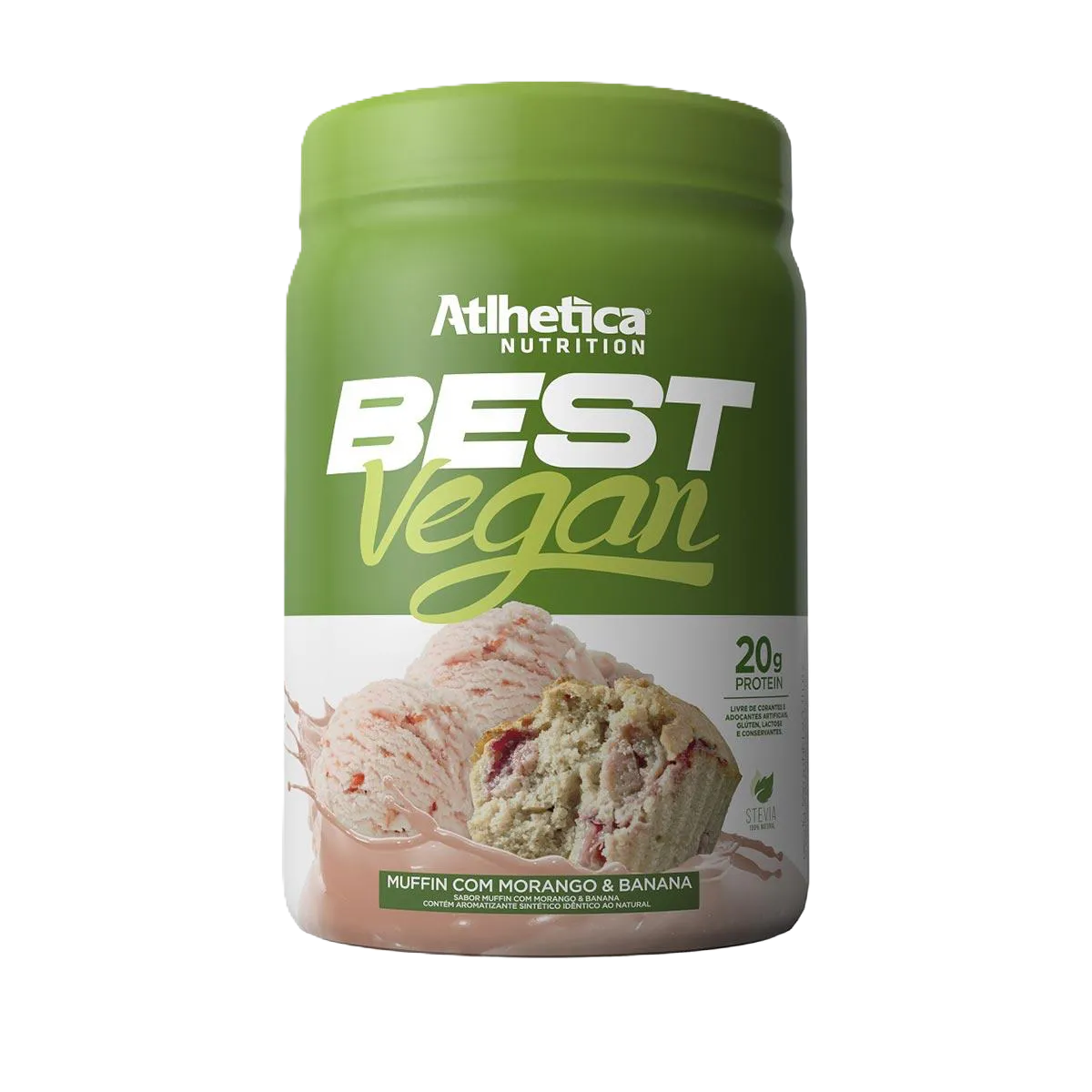 Best Vegan Morango E Banana 500 G