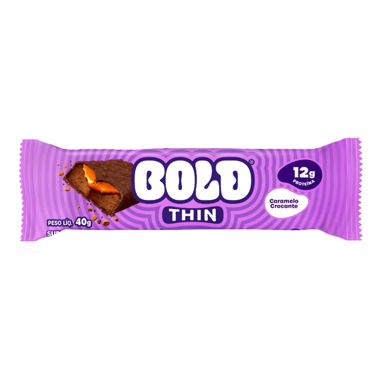 Bold Thin Caramelo Crocante 60 G