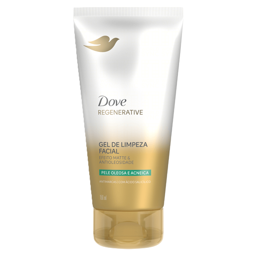 Gel Limpeza Fac Dove Regenerative Pele Oleosa 150 Ml