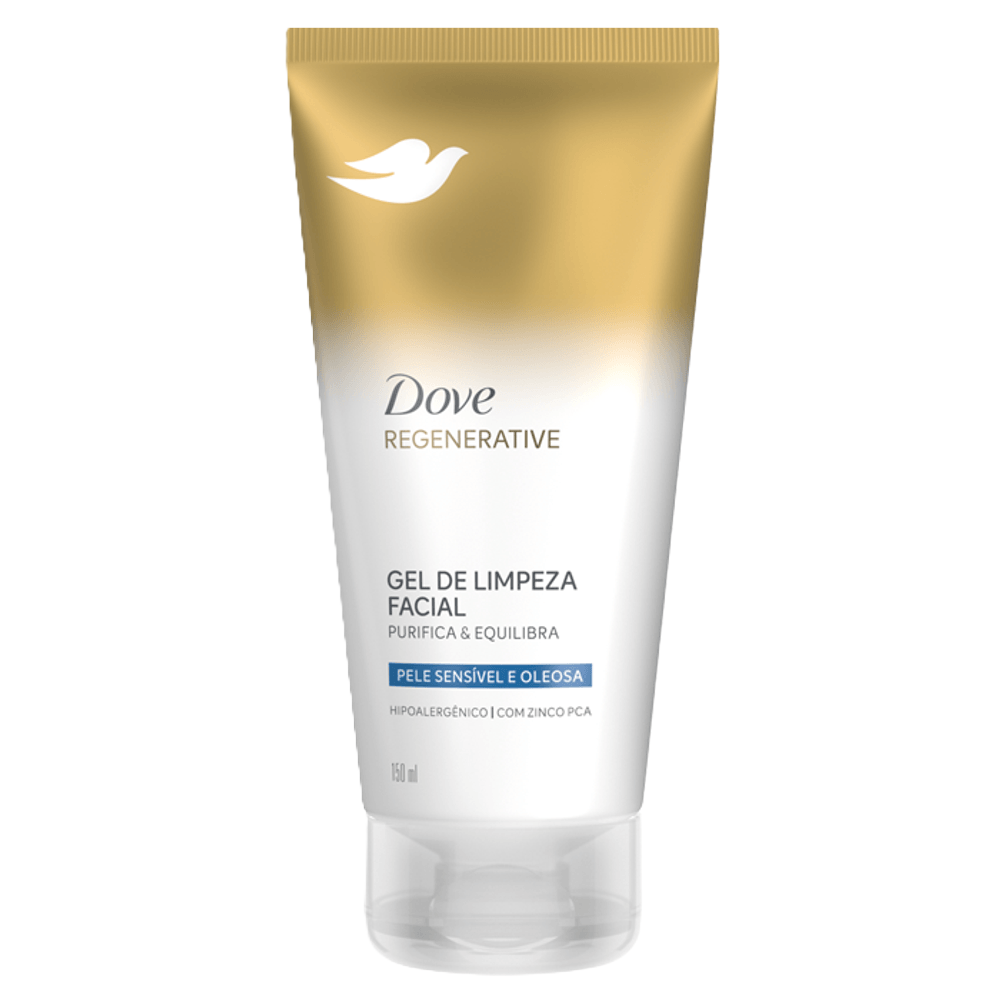 Gel Limpeza Fac Dove Regenerative Pele Sensivel 150 Ml