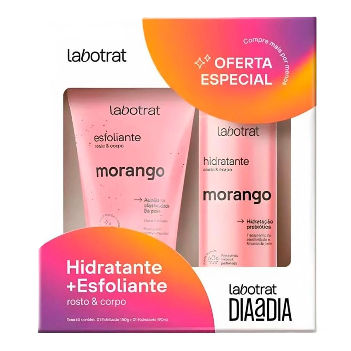 Kit Labrotat Esfoliante 150 G + Hidratante 190 Ml Morango