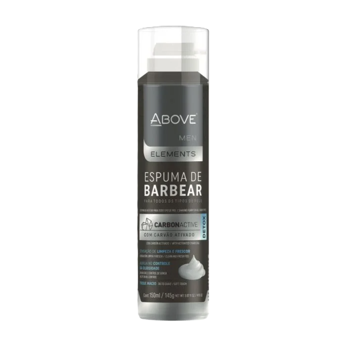 Espuma Barbear Above Carvao Ativado 150 Ml