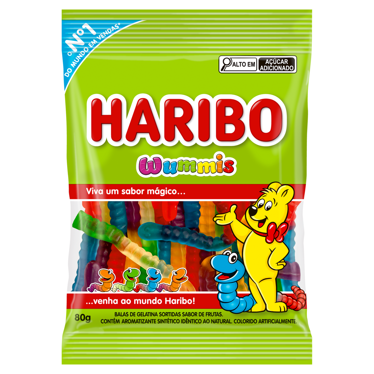 Bala De Gelatina Wummis 80 G