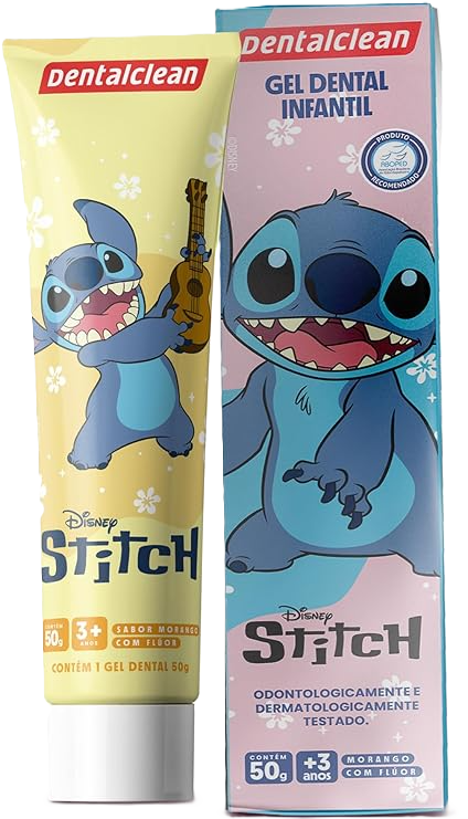 Gel Dental Celan Inf Stitch Morango Fluor 50 G