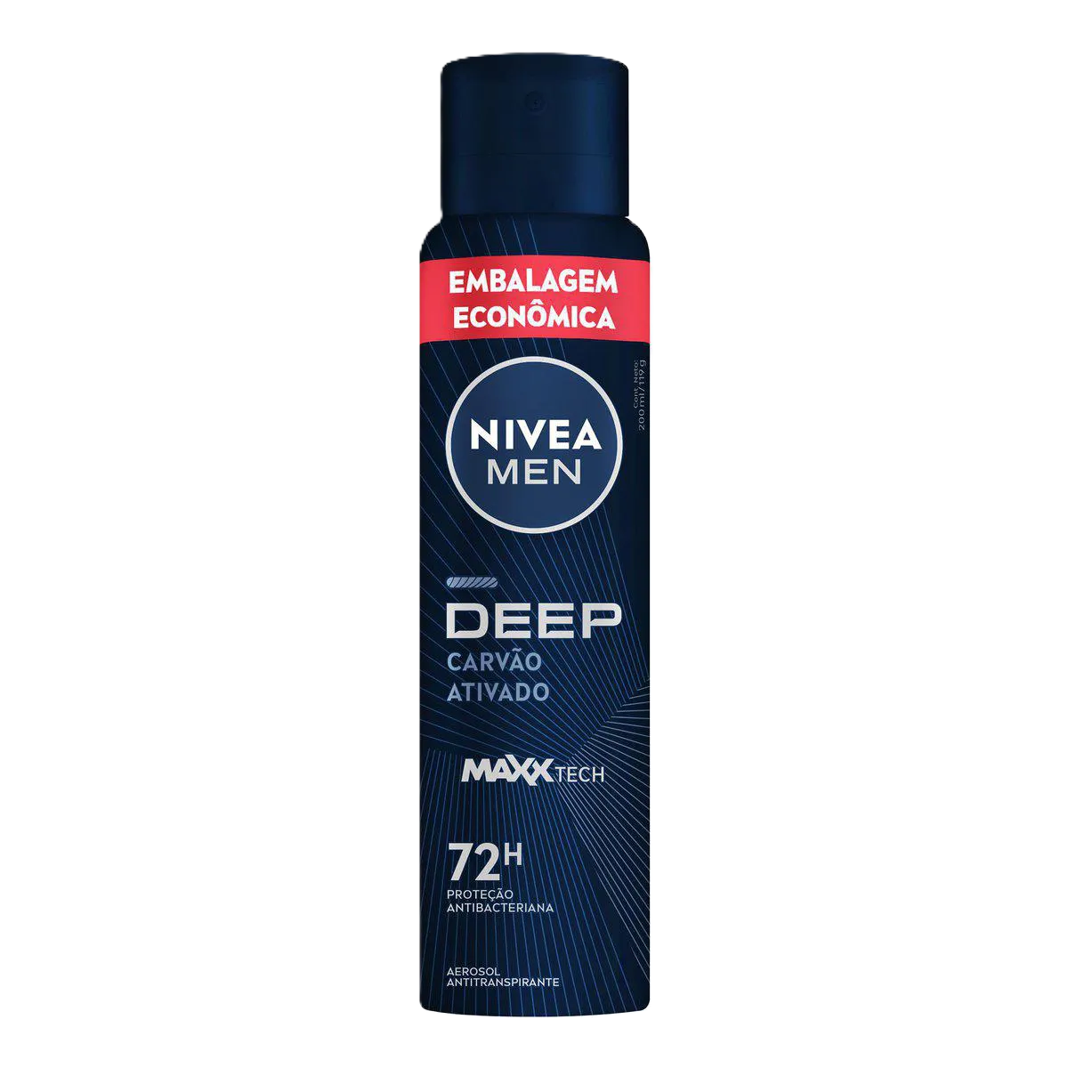 Des Nivea Men Aero Deep Maxxtech Carvao Ativado 200 Ml