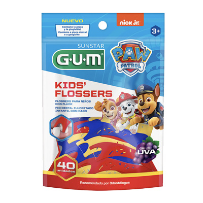 Flosser Kids Gun Patrulha Canina 40 Un Ref.875 Pp