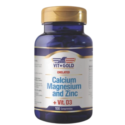Calcium Magnesium+Zinc. Vit D3 C/1 Oo  Vitgold