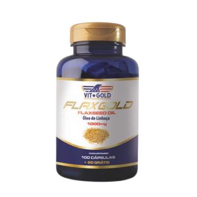 Flaxgold óleo De Linhaça Com 100 Capsulas 
