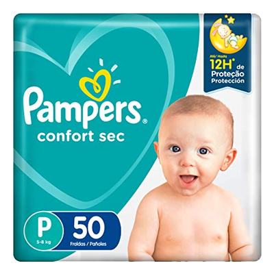 Fralda Pampers Confortsec Mega Pq 50 Un