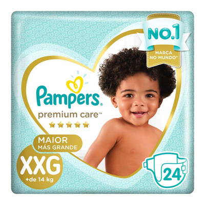 Fralda Pampers Premium Care Trad Xxg 24 Un