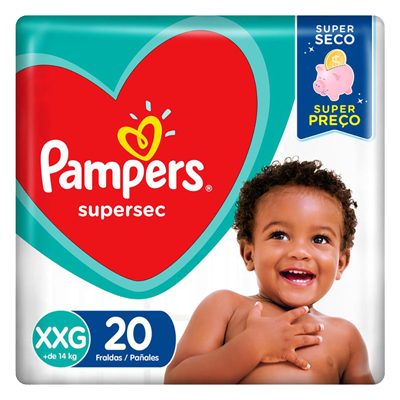 Fralda Pampers Supersec Pctao Xxg 20 Un