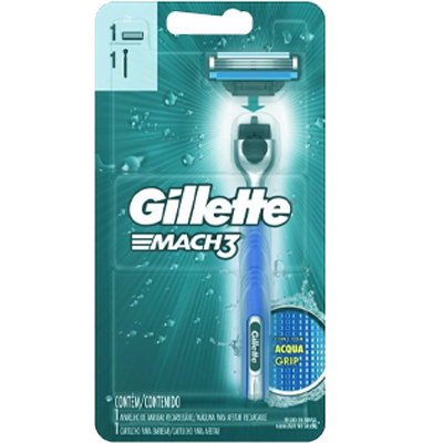 Aparelho Mach3 Acqua Grip Sensitive 1 Un