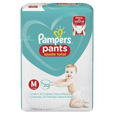 Fralda Pampers Pants Pacotao M 20 Un