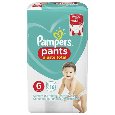 Fralda Pampers Pants Pacotao G 16 Un