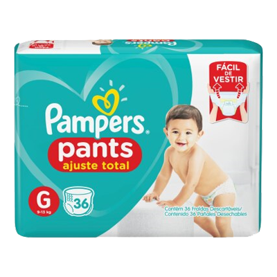 Fralda Pampers Pants Mega G 36 Un