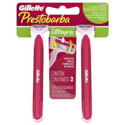 Ap Prestobarba Ultragrip Aloe Vera Fem 2 Un