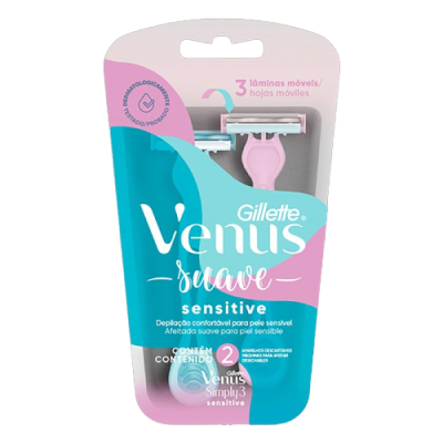 Gillete Venus Suave Sensitive Ap Depilar 2 Unid