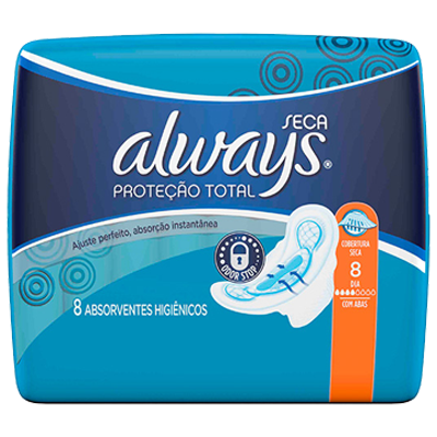 Absorvente Always Active Diario C/Abas C/8