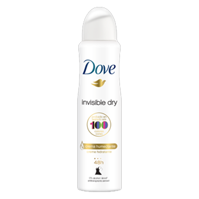 Desodorante Dove Aerosol Feminio Invisible Dry 89 G