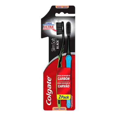 Escova Dental Colgate Slim Soft Black L2 P1