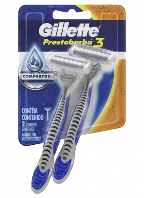 Aparelho Gillette Prestobarba 3 Masc 2 Un