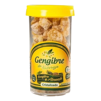 Gengibre Da Natureza Cristal Abacaxi 30 G