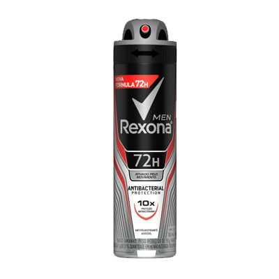 Desodorante Rexona Aerosol Masculino Antibacteriano 90 G