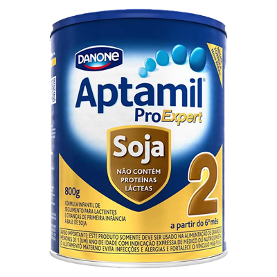 Leite Dan Aptamil Soja 2 800 Gr