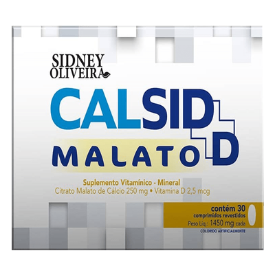 Calsid Malato + D   S.O. 30 Cp