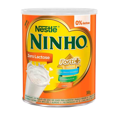 Leite Ninho Zero Lactose Forti+ 380 G