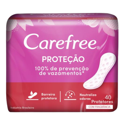 Protetor Diario Carefree Com Perfume 40 Um