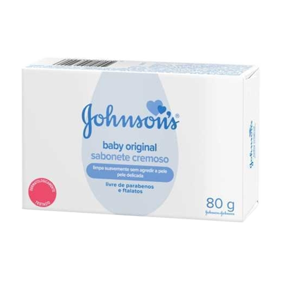 Sabonete Johnson's Baby Branco Suave 80 G