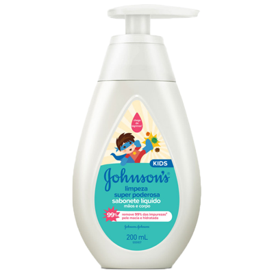 Sabonete Liquido Johnson's Limpeza Super Poderosa 200 Ml