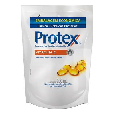Refil Sabonete Liquido Protex Vitamina E 200 Ml