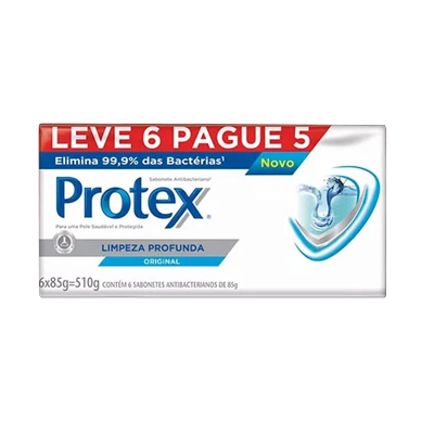 Kit Sabonete Protex Limpeza Profunda 85 G Lv6 Pg5