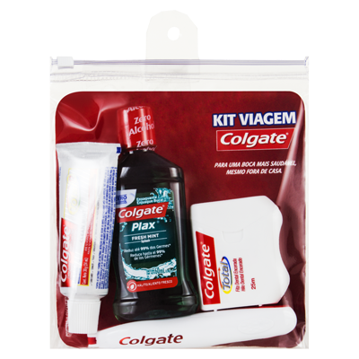 Kit Viagem Colgate (Ed+Cr+Fita D+Enxag)