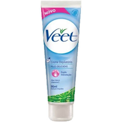 Creme Depilatório Veet Peles Delicadas 90 Ml