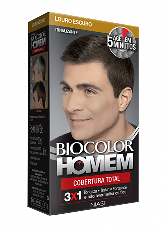 Tinta Biocolor Homem Louro Escuro