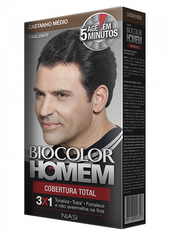 Tinta Biocolor Homem Castanho Claro