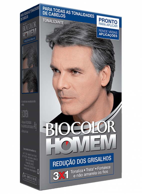Tinta Biocolor Homem Reducao Grisalhos