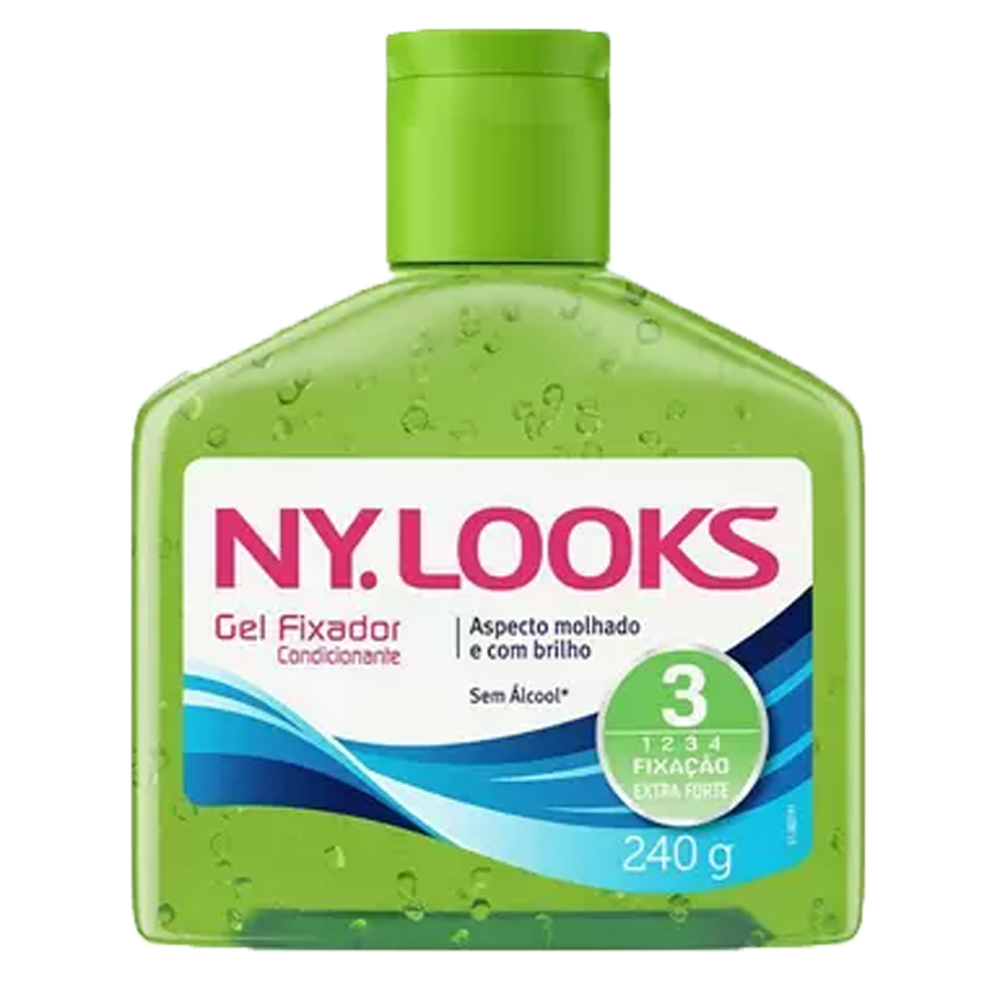 Gel Fixador Ny Looks Verde 240 G