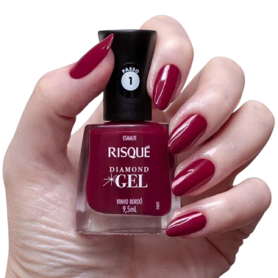 Esm Risque Dgel Cr Vinho Bordo Cl 9,5 Ml