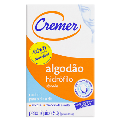 Algodao Cremer Caixa 50 G