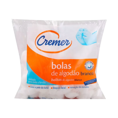 Algodao Cremer Bolas 50 Gr