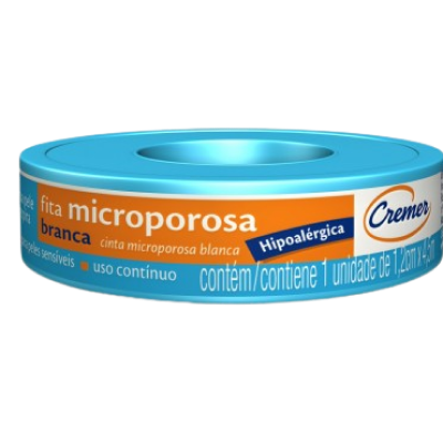 Fita Micropore Branco Cremer 12 X4,5