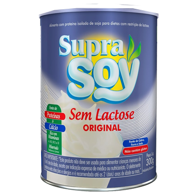 Leite Supra Soy Sem Lactose 300 G