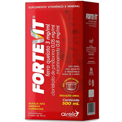 Fortevit Ferro+B6+B3 Sol Or 500 Ml