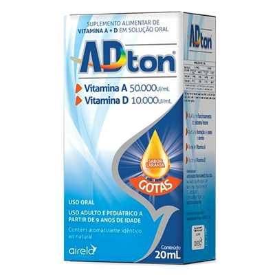 Adton Vit A+D  Sol Or Gts 20 Ml