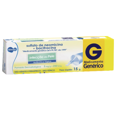 Neomicina,Sulfato Bacitracina Ems Pom 15 G (G)